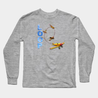 Aerobatic Flying Loop Long Sleeve T-Shirt